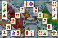 Mahjong Solitaire-spel voor Kerstmis