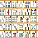 Kleurrijk Mahjong spelbord met diverse symbolen en tekens