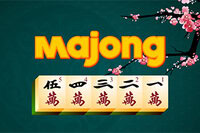 Eenvoudig Majong-spel met 10 lay-outs