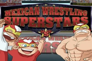 Het is tijd om de biceps van de worstelaars te laten zien onder de zon van Mexico in Mexican Wrestlers Superstars