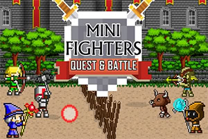Leid je leger naar de overwinning in Mini Fighters: Quest & Battle