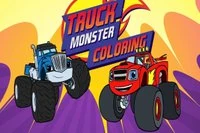 Monster Truck Kleuren is een gratis online kleur- en funspel!