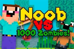 Welkom bij Noob vs 1000 Zombies!