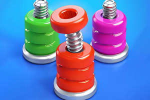 Nuts & Bolts Sort: Color Puzzle