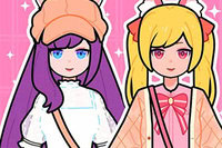 Ontwerp schattige looks in Paper Doll Diary: Chibi Dolls