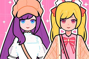 Ontwerp schattige looks in Paper Doll Diary: Chibi Dolls
