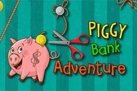 In Piggy Bank Adventure moet je het touw doorsnijden om het muntje te laten