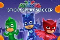 Sticky Splat Soccer is een leuk spel van het heldentrio!