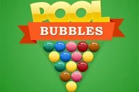 Welkom bij het spelletje Pool Bubbles, een online bubbel-biljartspel