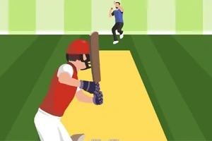 Tik gewoon op de vleermuisknop om te zwaaien Laat de bal je niet passeren of het is game over Zie hoe hoog je score kunt behalen in dit leuke online cricketspel