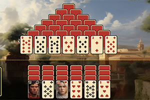 Speel Pyramid Solitaire in het oude Rome