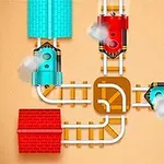 Rail Maze Puzzle is een klassiek doolhof puzzelspel voor kinderen en volwassenen met diverse uitdagende puzzels