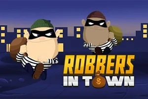 Robbers in Town is een grappig behendigheidsspelletje waarin je twee dieven tegelijk bestuurt