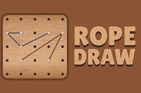 Rope Draw is een puzzelspel waarin je touwen duwt om nieuwe arrangementen met