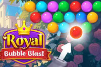 Laat de bubbels knallen in Royal Bubble Blast