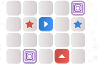 Shift is een boeiend puzzelspel waarbij je doel is om blokken naar sterren van