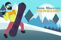 Casual snowboardspel waar je het eenvoudige doel hebt om obstakels te springen