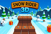 Kijk hoe ver je kunt komen in Snow Rider 3D op ijzige hellingen die snel, leuk