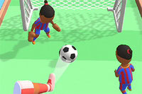 Soccer Dash is een casual voetbalspel waarin je als bal speelt