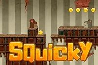 Squicky is een HTML5 platformspel