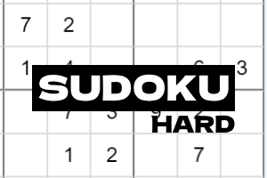 Sudoku Moeilijk