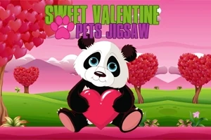 Sweet Valentine Pets Jigsaw is een leuk online puzzelspel