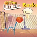 The Linear Basketball is een puzzelspelletje waarin je de basketbal door de hoepel moet laten vallen