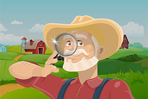 Oom Hank is erg druk op de boerderij en hij heeft jouw hulp nodig!