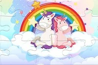 Unicorn Puzzle is een geweldig spel om kinderen te helpen hun vaardigheden en