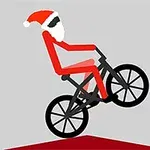 Wheelie je een weg naar een hoge score in dit leuke online spel met kerstthema