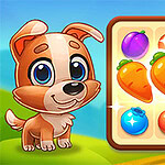 Ga mee met Oscar, de slimme boerderijhond, in Yummy Tales 3 – het leuke en verslavende Match 3-spel!