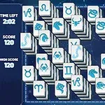 Speel het beste gratis mahjong spel online in een zen dierenriem thema