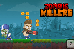 Zombie killers is een html5-arcadespel